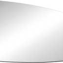 BOOLEE Mirror Glass Replacement fit for 2008-2012 Chevy Malibu LS,LT 2007-2009 Saturn Aura Passenger Right Side RH With Adhesives