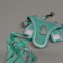 Solmoony Small Dog Harness - No Pull, Step-in, Mesh - Puppy Set (Green, XS)
