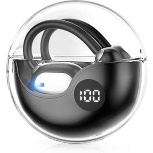 AI Language Translator Earbuds, OWS Real-Time 3-in-1 Translation Earbuds 144 Languages & Accents, Audifonos Traductores Ingls Espaol, Translation Device for Travel Business (black)