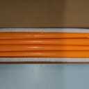 Smokeless and Dripless Scented Orange Taper Stick Candles for Decorations Dinner Table Wedding Birthday Party Home Decor Festival (Pack of 8)