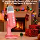 ZealSound Microphone Pink, Noise Cancellation ASMR Mic with Gain, Volume Adjustment & Mute Button, Monitoring & Echo, for Vocal Recording, Podcast, YouTube, TikTok, PC, iPhone, iPad, Android, Mac, K66