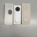 Google Nest Doorbell (Wired, 3rd Gen) - 2K Video and Gemini, Live View, Night Vision, 2-Way Audio - Works with Google Home - 2025 Model - Snow