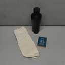 BARE BARREL Insulated Cocktail Shaker Set | Double Wall Stainless Steel | Martini Shaker for Home Bar Bartending | Built-in Drink Measure System & Strainer, Travel Bag, Recipes | Gift Set (Matt Black)