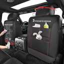 AOMSAZTO for Ford F150 Seat Covers 2009-2025 2026& F250 F350 F450 2017-2026 Super Crew,Lighting,SuperDuty Crew (XL STX XLT) Waterproof Full Coverage Seat Covers(5 Seats,Black&Redline)