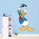 Kelly Wall Decals Donald Tips Cap Favorite Duck Design Character Design Child's Bedroom Wall Decoration - Size: 18 Inches X 30 Inches