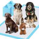 Gimars XXXL Extra Thick 130g Dog Pee Pads 37"x54" – 30 Count, 6Layer LeakProof Puppy Training Pads for Large, Senior, Puppy Dogs, Cats, Rabbits – Indoor, Outdoor, Travel & Crate Use