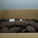 PetFusion Ultimate Dog Bed, Orthopedic Memory Foam, Multiple Sizes/Colors, Medium Firmness Pillow, Waterproof Liner, YKK Zippers, Breathable 35% Cotton Cover,Brown, X-Large (44x34")