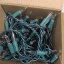 Christmas Lights Clear White 2 Pack Total 200 Count Incandescent Lights UL Certified Connectable Christmas Tree Lights with Green Wires for Indoor Outdoor Xmas, Wedding, Holiday, Home Decorations