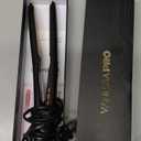 VANESSA PRO Flat Iron Hair Straightener, 100% Pure Titanium Flat Iron for One Pass to Achieve a Sleek Look, Curls Beautifully & Straightens Well  1 inch