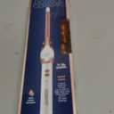 Conair Double Ceramic -Inch Curling Iron, -Inch Barrel Creates Spiral Curls, Hair Curler for Use on Short to Medium Hair, White/Rose Gold