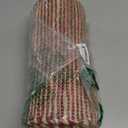 Chardin home Natural Jute Table Runner 13x36 Inch  Vintage Boho Rustic Table Decor  Handwoven Table Runner in Natural Jute and Aqua Turquoise  Farmhouse Dining or Console Table Accent