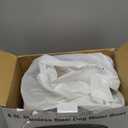 6.5L Dog Water Bowl No Spill 1.6 Gallon Stainless Steel Water Bowl for Dogs 220oz Large Capacity No Splash Slow Drinking Feeder with Anti-Slip Mat for Messy Drinkers