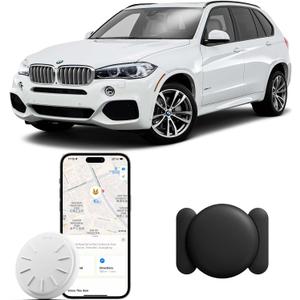 GPS Tracker for Vehicles, No Monthly Fee, Tracker Device for Vehicles, Real-Time Car Tracker, Work with Find My (iOS Only), Mini Car Tracker Device Hidden with Magnetic Case