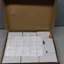 12 Pcs Glass Spice Jars with Bamboo Airtight Lids and 191 Labels - 8.5oz Small Food Storage Containers for Kitchen, Seasoning, Coffee, Herb - Spoon and Marker Included