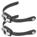 Roller Skate Strap 2Pcs Inline Roller Shoes Strap Professional Buckle Strap Replacement Snowboard Straps Energy Leash for Men Women Kids(Black) Roller Skate Leash