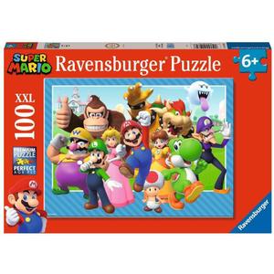 Ravensburger - 12001074 Children's Puzzle - 100 XXL Pieces - Let's-a-go! / Super Mario - Ages 6 Puzzle - Thick and Sturdy Cardboard - Adventure - 12001074