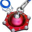 Dog Tie Out Cable and Stake for Yard,(up to 200lbs) 15ft Heavy Duty Cable,360 Swivel Dog Run Anchors- No Tangle,Ideal for Outdoor Camping