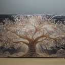 HANGYUEACE Large Tree of Life Canvas Wall Art, 48"L x 24"W