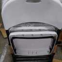 Amazon Basics Sturdy Foldable Plastic Chair, Portable, 350-Pound Capacity, White, 6-Pack