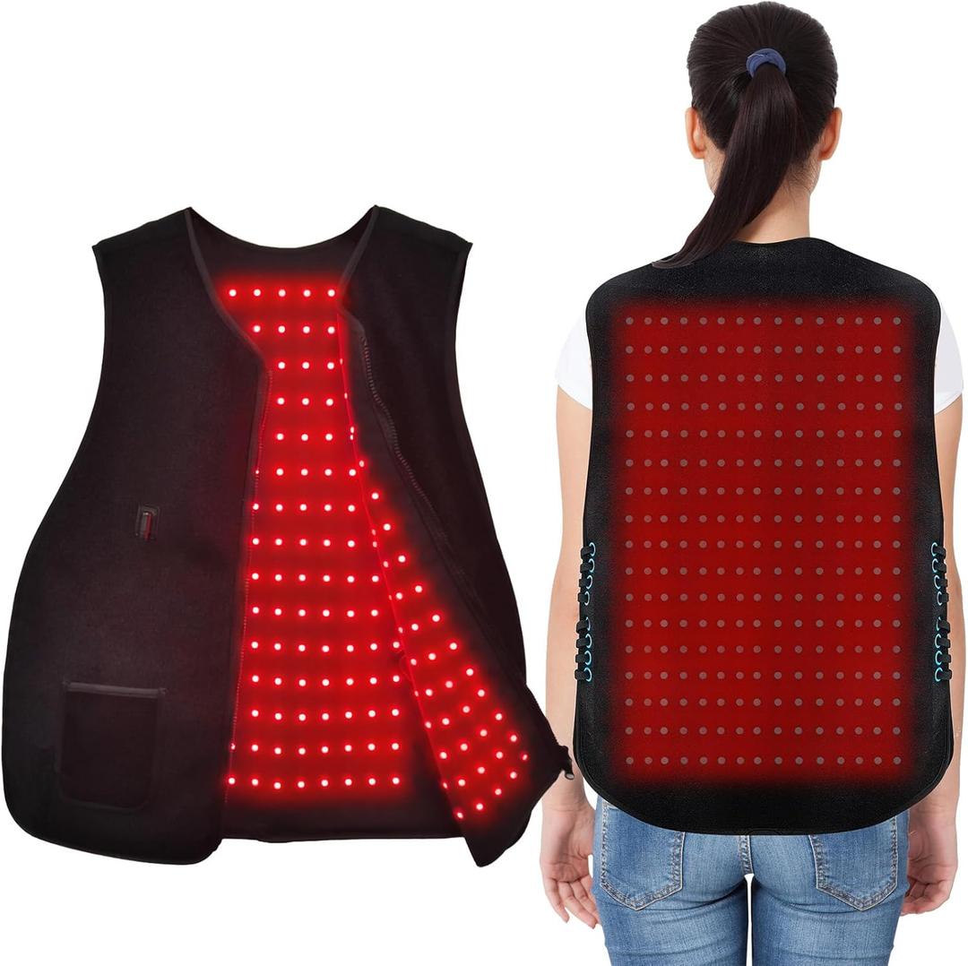 Red-Light-Therapy-for-Body,2026 Upgraded Medical-Grade Red Light Therapy 4 Modes for Body Pain Relief,315Dual Wave Near Infrared Light (660nm & 850nm) LEDs(Black26.77"x19.68")