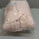 Comforter Set, Premium Cotton Bedding with Matching Shams, Includes Bonus Decorative Pillow Covers, Pink, 79×90"