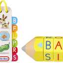Little Tikes Old School 100 Words Spell & Spin Pencil, Letters, Spelling, Vocabulary, Phonetics, Alphabet, Sounds, Retro, Throwback, Preschool Educational, Learning, Gift and Toy