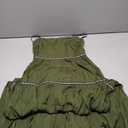 GLNEGE Women's Summer Casual Long Dresses Boho Spaghetti Strap Smocked Backless Beach Dress Flowy Tiered Sundress Size S