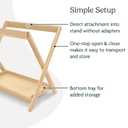 UPPAbaby Bassinet Stand - Quick + Secure Attachment - Natural
