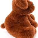 WEIGEDU Chocolate Labs Labrador Stuffed Animals, Stuffed Puppies, Retrievers Dog Plush Toys for Kids Boys Girls Birthday Bedtime Gifts, 7.9 inches, Brown Chocolate