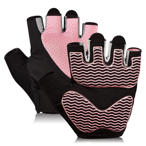 Sunnex Gym Gloves - Fingerless, Breathable Workout Gloves for Weightlifting, Cycling & More, Small