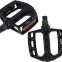 POPETPOP Cycling Bike Pedal Pedals Hollow Design Lightweight for Smooth Riding Black