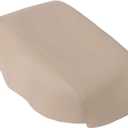 cciyu Beige Leather Center Console Armrest Cover Compatible with 2007-2011 For Toyota Camry
