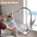 304 Stainless Steel Cutting Board for Kitchen, Stainless Steel/Wheat Straw PP Double Sided Large Cutting Board Non-Slip Scratch-Resistant Chopping Board with Juice Groove 1510 In