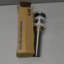 KES Bathroom Sink Drain Without Overflow Vessel Sink Lavatory Vanity Pop Up Drain Stopper Brushed Nickel Finish for 1.6"-1.9" Sink Hole, Brass and Stainless Steel, S2008D-BN