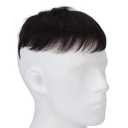 Toupee for Men, Thin Black Straight Short Mens Hair Pieces Fine Realistic Soft Mens Wigs, Easy and Comfortable to Use, for Men, Hair Replacement,Parties, Halloween, Cosplay, Gifts, Daily Life
