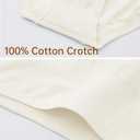 ANLIQI Womens Underwear Pack Bikini Briefs Panties Cotton Modal Moisture Wicking Soft Hipster Undies for Ladies (Small)