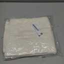 decorUhome Chenille Cream White Spring Throw Pillow Covers 20x20 Inch Set of 2, Decorative Soft Couch Pillow Covers Solid Dyed Accent Farmhouse Neutral Square Pillow Cases for Sofa