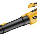 Cordless Leaf Blower Compatible with Dewalt 20V Max Battery, 500CFM/150MPH Electric Leaf Blower Cordless, 5 Speed Modes, Battery Powered Blowers for Lawn Care, Yard (Tool Only)