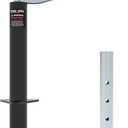 A Frame Trailer Jack with Drop Leg, 15" Vertical Travel, 2000 lbs, for RV, Trailer and More