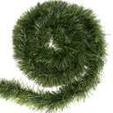 CCINEE 33ft Artificial Pine Garland, Green with, Perfect for Christmas Decor, Home Decor, Wedding, and More
