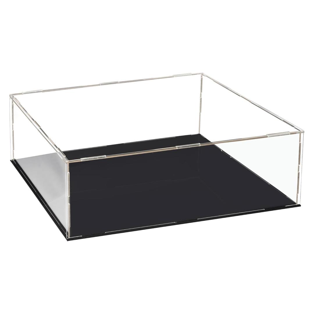 uxcell Acrylic Clear Display Case Box Dustproof Protection Showcase Cube Collectibles Show Box 11.8x9.8x5.9inch