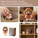 24 Sets Pocket Jesus Loves You Figures Little Positive Jesus Figures Christian Gifts Bulk with Match Storage Box, Small Religious Figurines for Sunday School Church Members, Adults Coworkers