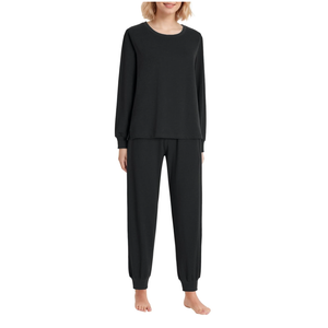 Latuza Women's Petite Joggers Lounge Set Petite Length Cotton Loungewear, L