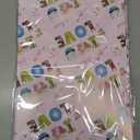 10 x RiukRaiu Valentine's Day Wrapping Paper for Men Women - Pink Gift Wrap Balloon Heart Envelope for Romantic Lovers Wedding - 4 Folded Sheets 28 X 40 Inch, Easy to Store