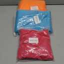 Blue Pink Orange Set of 3 Hawaii Theme Print Arch Cover, Spandex Fitted Wedding Christmas Halloween Arch Stand Covers for Birthday Party Decoration, 4ft, 5ft, 6ft (Multicolor)