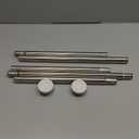 Ausemku Shower Curtain Rod Tension - 26-76 Inch Never Rust Non-Slip Spring Tension Curtain Rod No Drilling Stainless Steel Curtain Rod Use Bathroom KitchenSilver