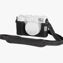 SmallRig X100VI Half Leather Case Kit with Shoulder Strap, Retro Style Leather Camera Half Case with Aluminum Alloy Frame for FUJIFILM X100VI (Black) - 4700