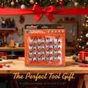 HORUSDY 32-Piece 2" inch Small Spring Clamp, Spring Metal Spring Clamps, 3/4"-inch Jaw opening (Orange)