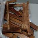 Anyprime Teak Shower Benches for Inside Shower – Waterproof Wood Shower Stool with Storage Shelf, NonSlip Spa Bathroom Seat Chair for Adults & Seniors, Ideal for Relaxing and Home Use