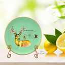 Plate Stand 10 Inch Gold Display Plate Holder, Collapsible Iron Plate Stands for Display, Folding Display Easel for Photo, Pictures, Decorative Plate and Artwork (10-Inch, 2-Pack)